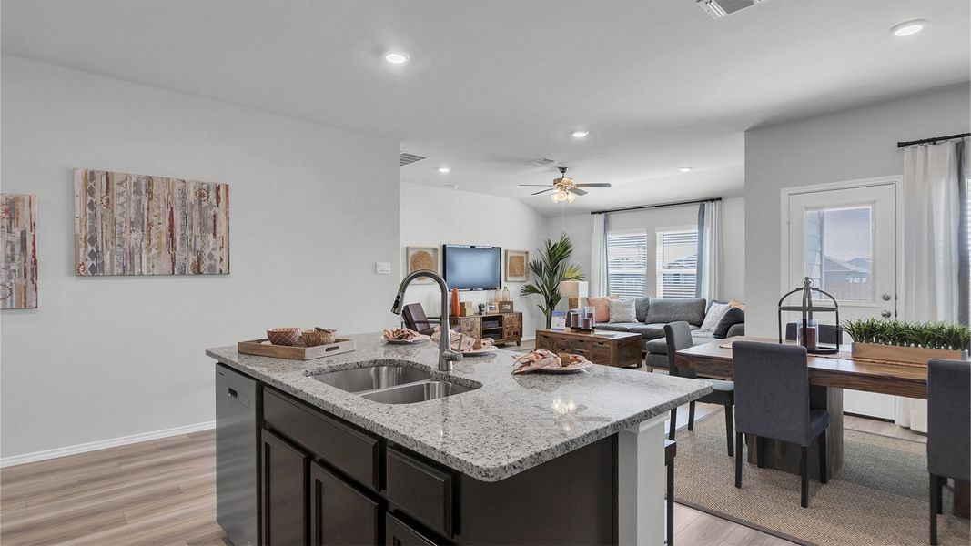 Furnished interior in a model home at The Terrace in Temple (Image 7). Furnished interior in a model home at The Terrace in Temple (Image 7).