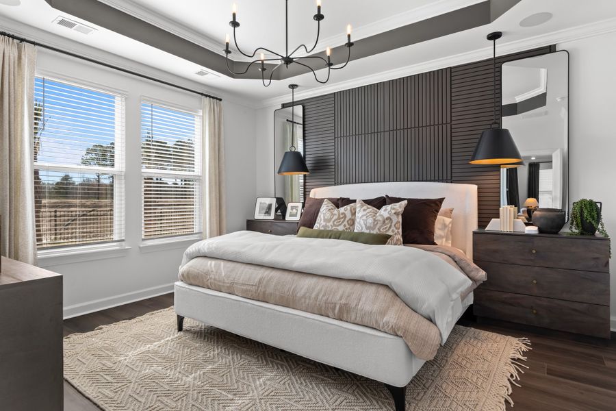 Furnished interior in a model home at Neill's Pointe in Angier (Image 21). Furnished interior in a model home at Neill's Pointe in Angier (Image 21).