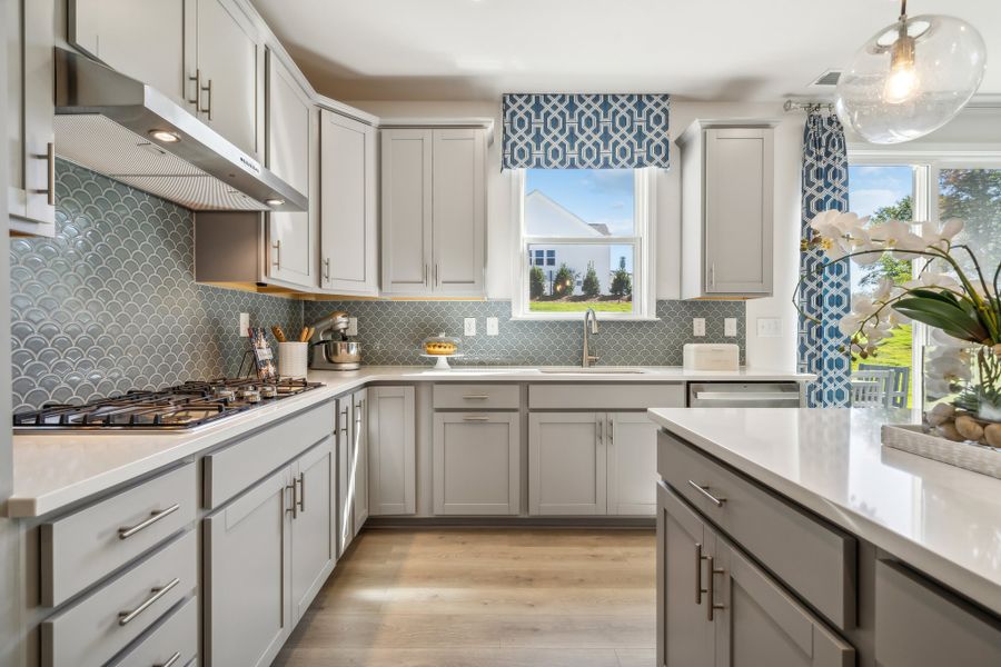Furnished interior in a model home at Ridge at Creek Park in Denver (Image 3). Furnished interior in a model home at Ridge at Creek Park in Denver (Image 3).