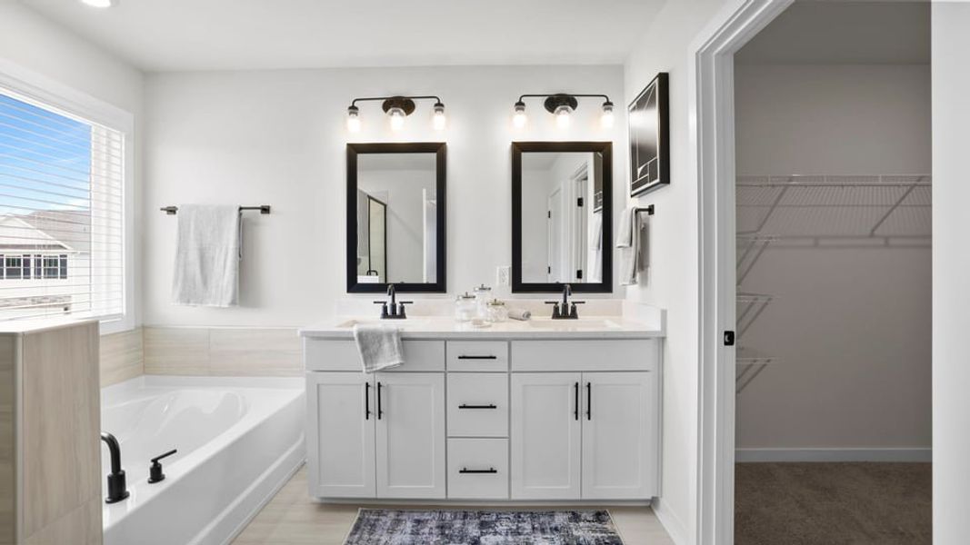 Furnished interior in a model home at Sycamore Cove in Woodruff (Image 70).