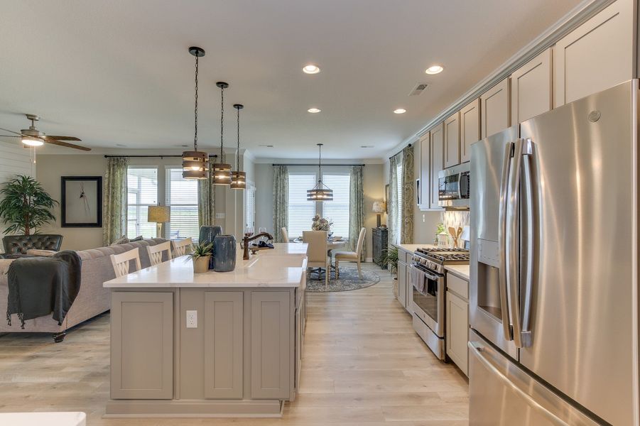 Furnished interior in a model home at Waterleigh in Moyock (Image 13).