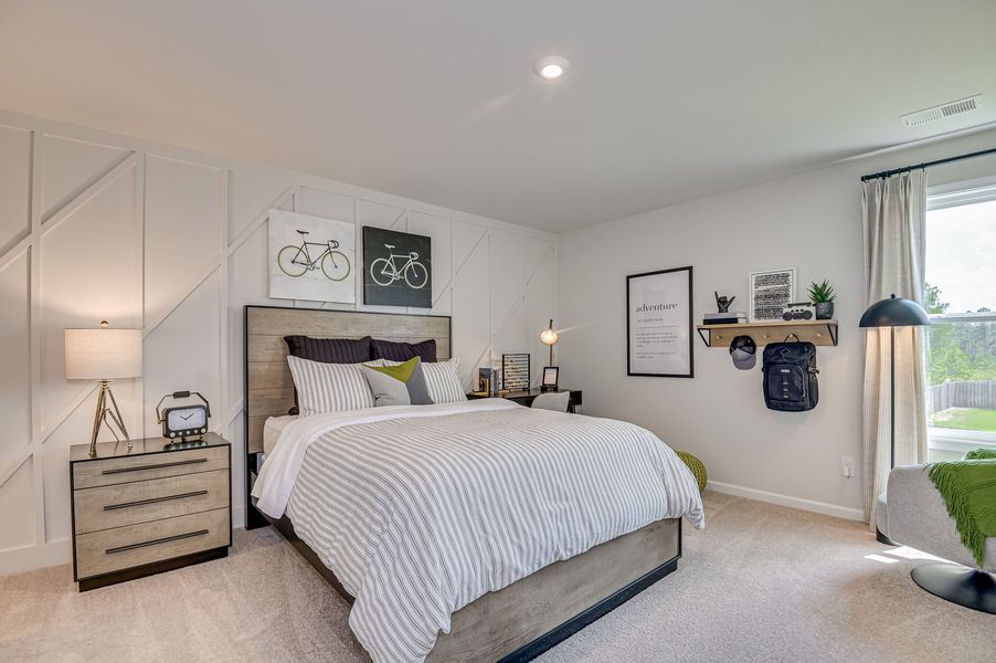 Spacious Secondary Bedrooms
