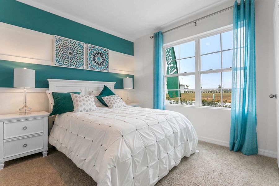 Furnished interior in a model home at Villamar in Winter Haven (Image 30).