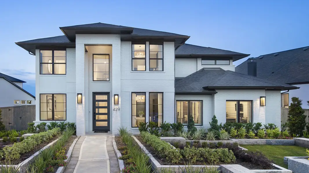 Front exterior of a home in the Grange 60' community, located in Katy, TX (Image 1). Front exterior of a home in the Grange 60' community, located in Katy, TX (Image 1).
