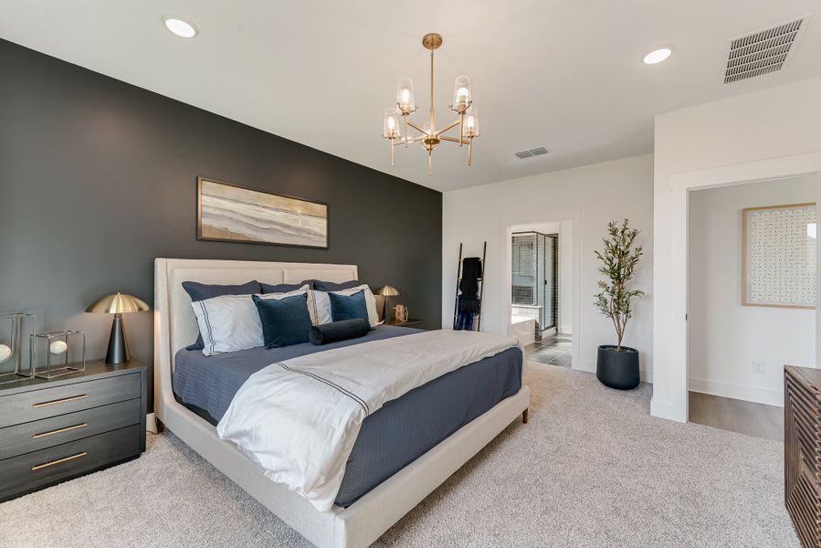 Furnished interior in a model home at Mustang Meadows in Waller (Image 24). Furnished interior in a model home at Mustang Meadows in Waller (Image 24).