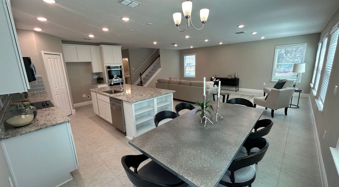 Furnished interior in a model home at Creekside Landing in Callahan (Image 5).