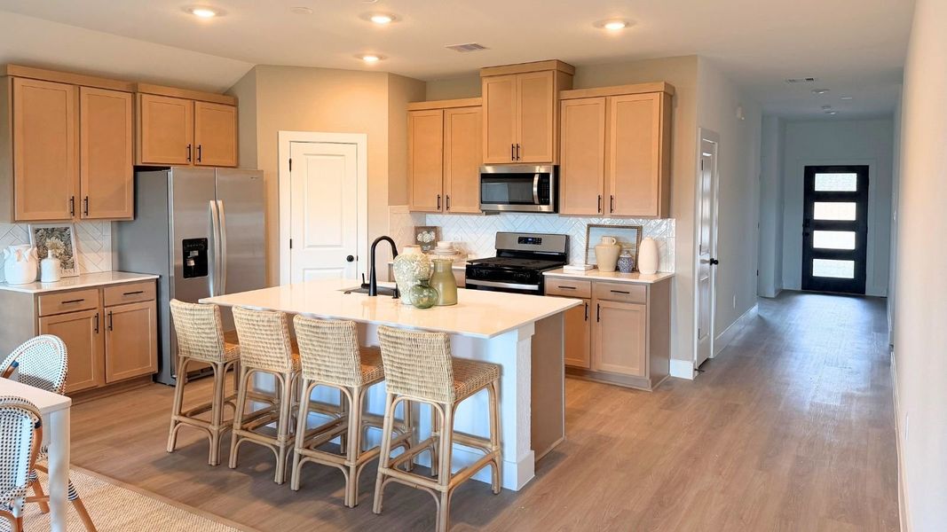 Furnished interior in a model home at Chapel Lakes in Montgomery (Image 4). Furnished interior in a model home at Chapel Lakes in Montgomery (Image 4).