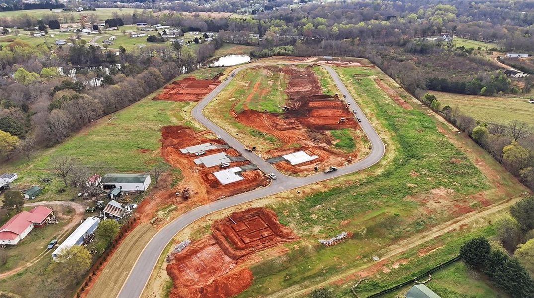 Site preparation and early development at Davis Heights in Inman, SC (Image 22). Site preparation and early development at Davis Heights in Inman, SC (Image 22).