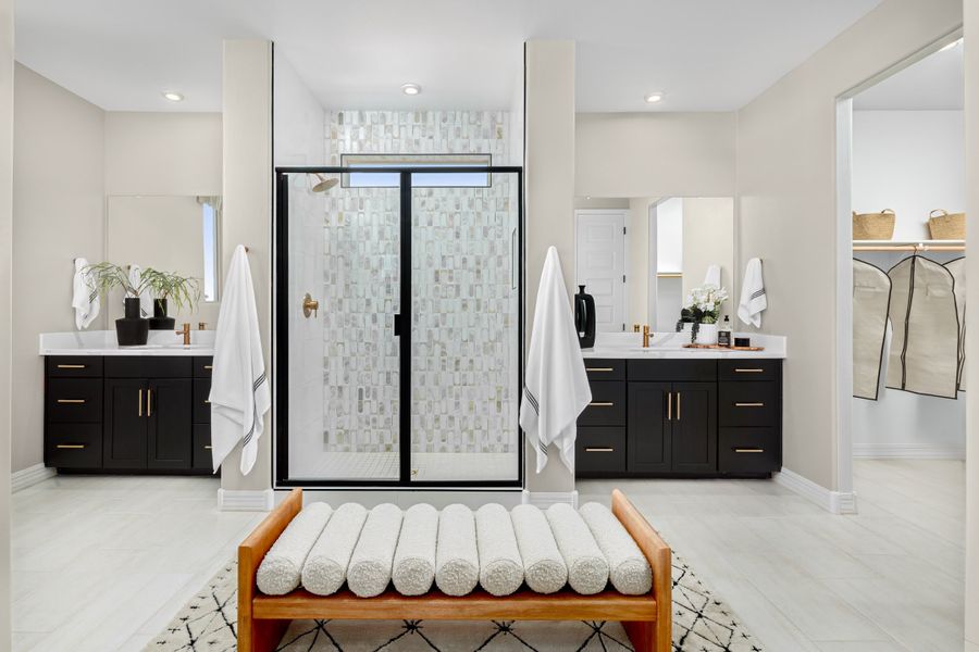 Furnished interior in a model home at Bethany Grove in Glendale (Image 6).