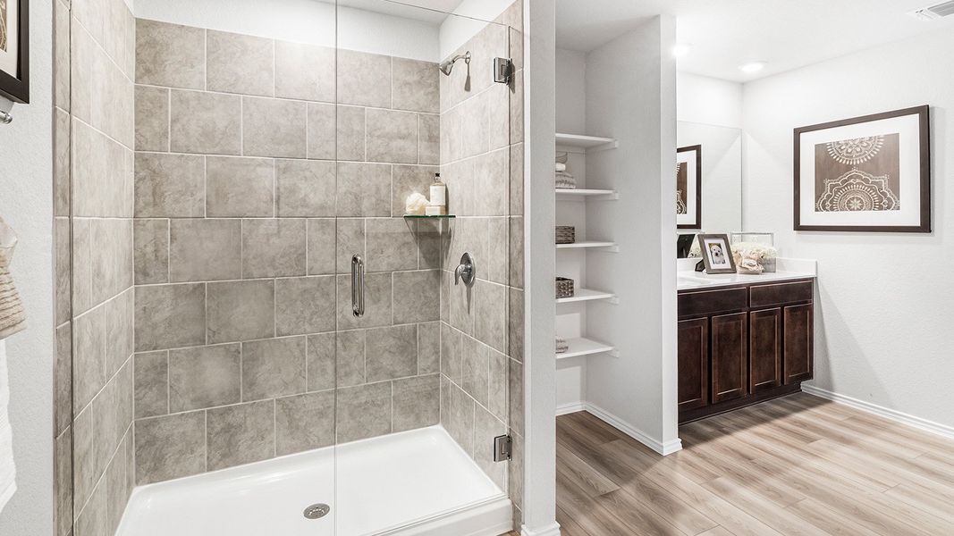 Furnished interior in a model home at Mitchell Farm in Killeen (Image 14).