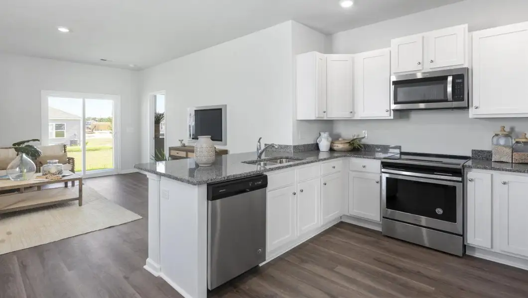 Furnished interior in a model home at Lockwood Landing in Supply (Image 3). Furnished interior in a model home at Lockwood Landing in Supply (Image 3).