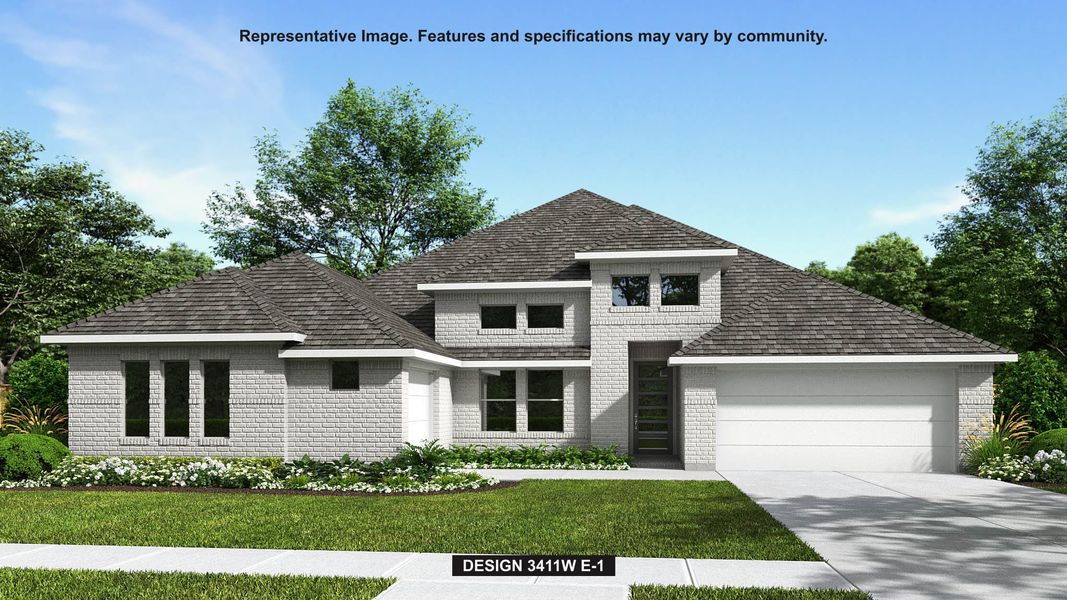 Front exterior of a home in the Sonoma Verde 70' community, located in Rockwall, TX (Image 8). Front exterior of a home in the Sonoma Verde 70' community, located in Rockwall, TX (Image 8).