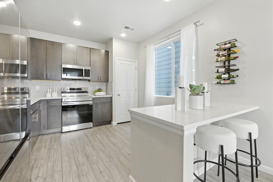 Furnished interior in a model home at Pintail Commons at Johnstown Village in Johnstown (Image 7).