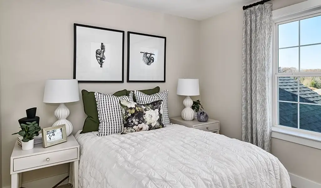 Furnished interior in a model home at Williamsport Landing in Columbia (Image 11).