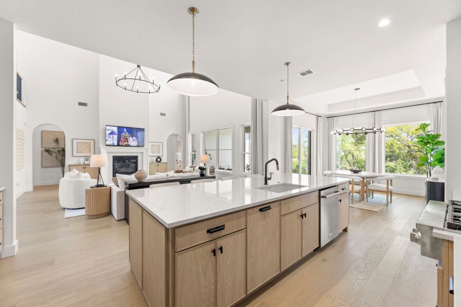 Furnished interior in a model home at Park Hills in Rockwall (Image 4). Furnished interior in a model home at Park Hills in Rockwall (Image 4).