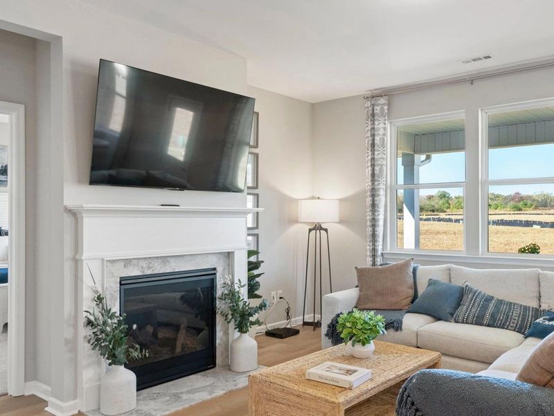 Furnished interior in a model home at Bailey Park in Fayetteville (Image 15).