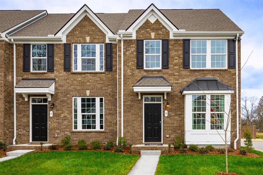 Front exterior of a home in the Village Square community, located in Lebanon, TN (Image 2).