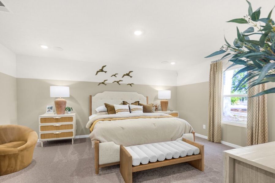 Furnished interior in a model home at Floridatown in Pace (Image 10). Furnished interior in a model home at Floridatown in Pace (Image 10).