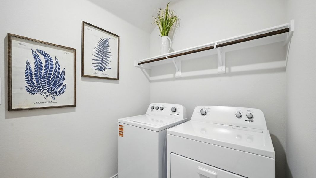 Furnished interior in a model home at Lilybrooke at Legacy Hills in Celina (Image 34).