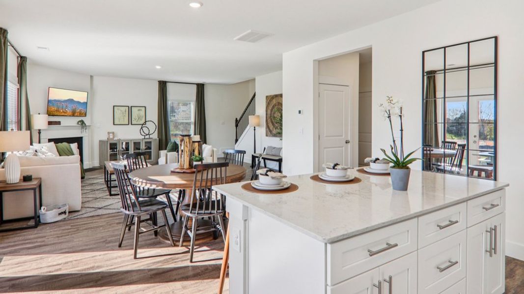 Furnished interior in a model home at Fieldcrest Acres in Blountville (Image 19). Furnished interior in a model home at Fieldcrest Acres in Blountville (Image 19).