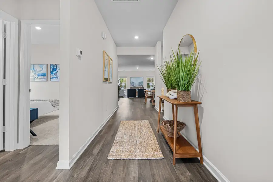 Furnished interior in a model home at Pine Street in Yemassee (Image 5).