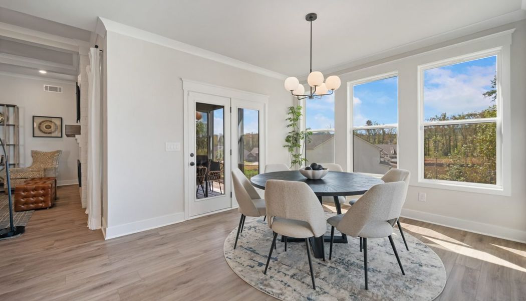 Furnished interior in a model home at Ponderosa Farms Manor in Gainesville (Image 30). Furnished interior in a model home at Ponderosa Farms Manor in Gainesville (Image 30).
