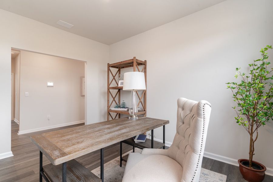 Furnished interior in a model home at Kingston Bay in Conway (Image 15).