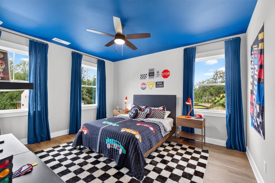 Furnished interior in a model home at Arbor West in Dawsonville (Image 19).