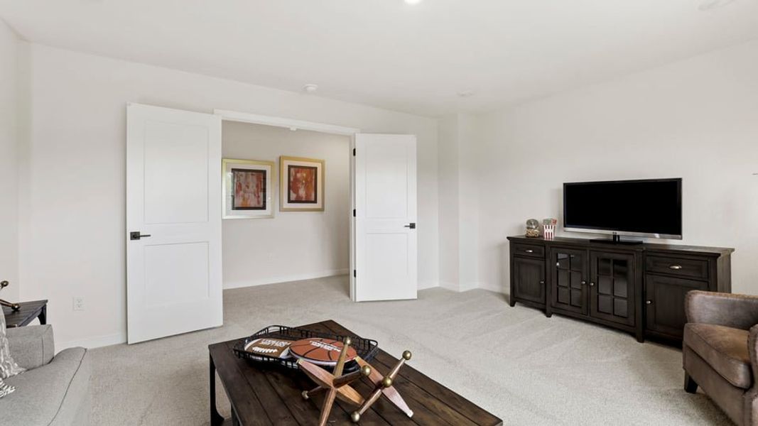Furnished interior in a model home at Campbell Ridge in Pelzer (Image 26). Furnished interior in a model home at Campbell Ridge in Pelzer (Image 26).