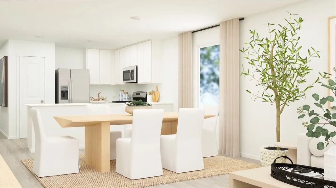 Furnished interior in a model home at Brookshire in Florence (Image 11).