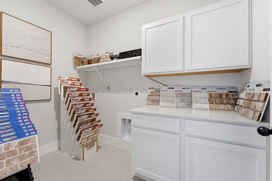 Furnished interior in a model home at Morgan Meadows in San Antonio (Image 7). Furnished interior in a model home at Morgan Meadows in San Antonio (Image 7).
