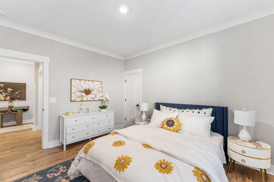 Furnished interior in a model home at South Park in Piedmont (Image 43).