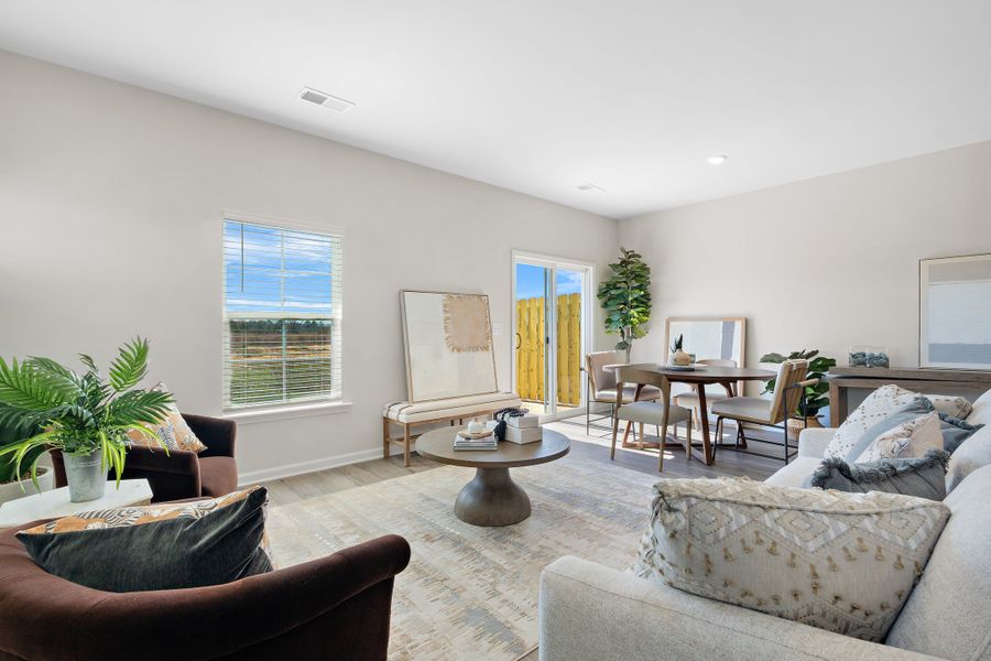 Furnished interior in a model home at Anderson Village in Spartanburg (Image 12).
