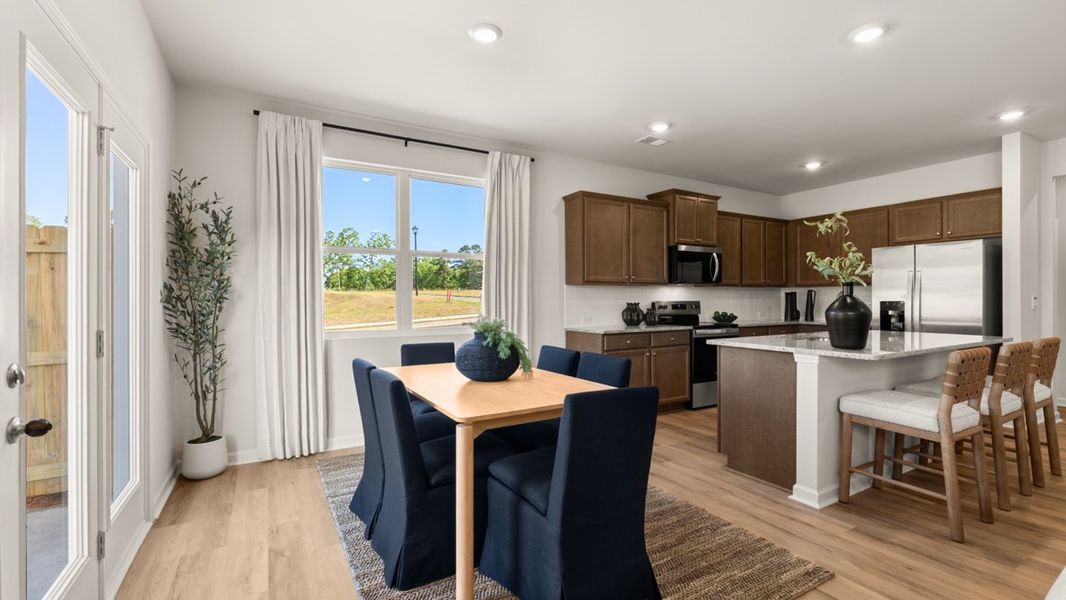 Furnished interior in a model home at Village at Pine Valley in Gainesville (Image 10). Furnished interior in a model home at Village at Pine Valley in Gainesville (Image 10).