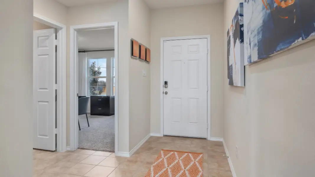 Furnished interior in a model home at Yowell Ranch in Killeen (Image 3).