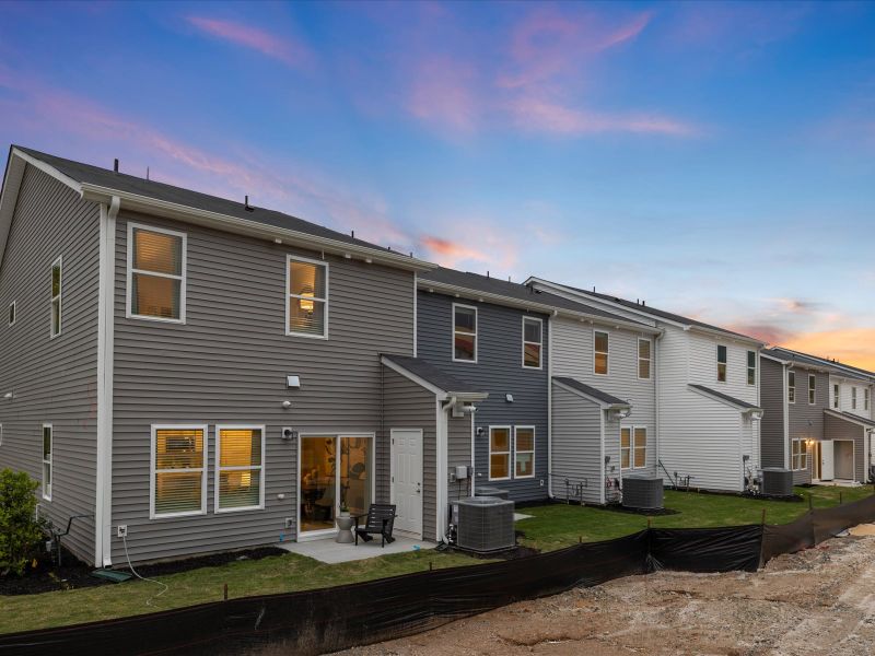 Welcome home to the Amber floorplan modeled at Valentine Townes in Greer, SC.
