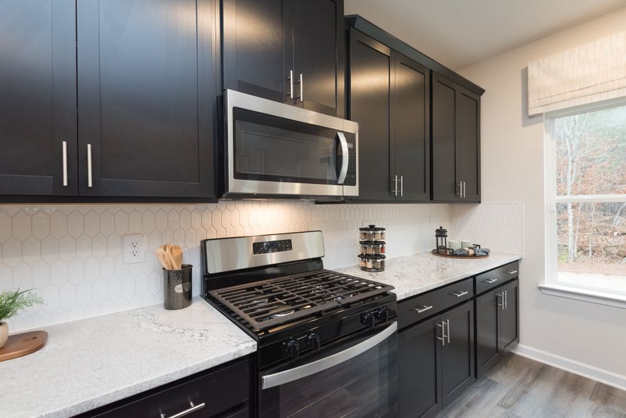 Skip takeout and cook dinner in the well-appointed kitchen.