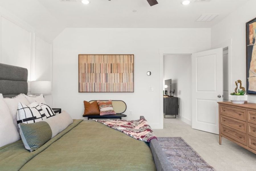 Furnished interior in a model home at Talia in Mesquite (Image 36).