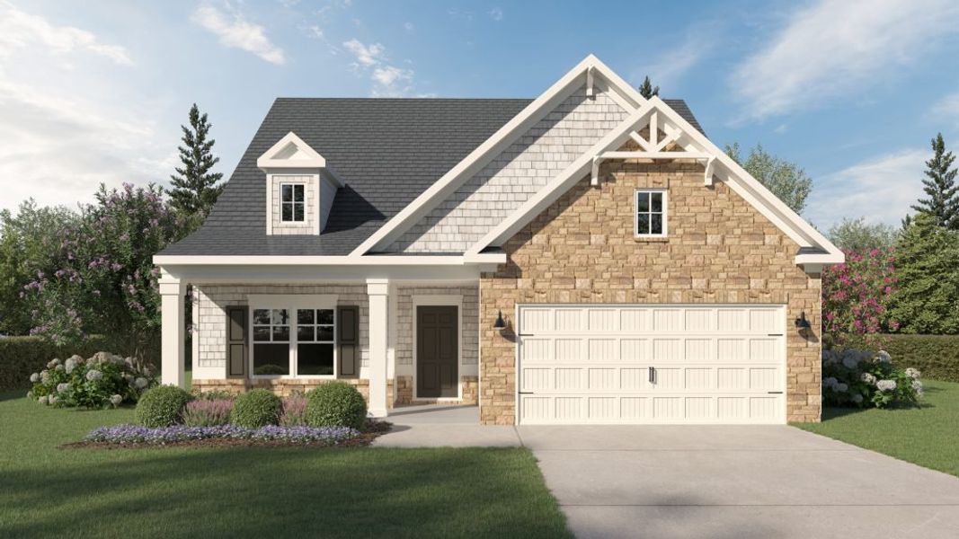 Front exterior of a home in the Pevensie Manor community, located in Powder Springs, GA (Image 11).