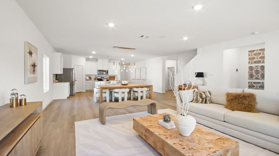Furnished interior in a model home at Maple Woods in Hockley (Image 14).