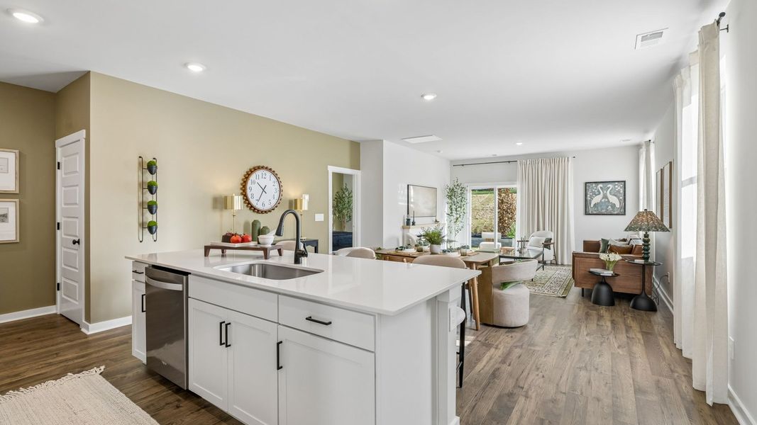 Furnished interior in a model home at Reserve at Hickory Ridge in Columbia (Image 81).