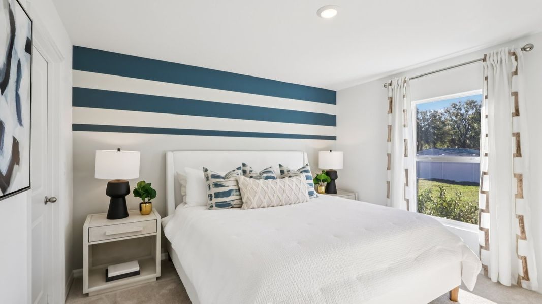 Furnished interior in a model home at Holloway Landing in Plant City (Image 15). Furnished interior in a model home at Holloway Landing in Plant City (Image 15).