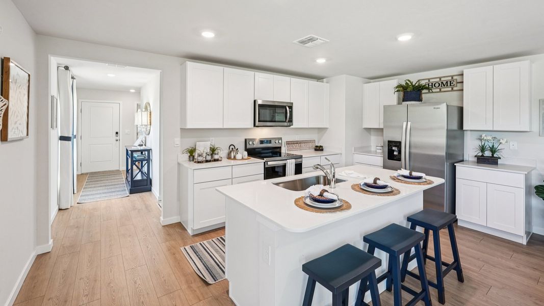 Furnished interior in a model home at Bentley Crossing in Fort Myers (Image 33).