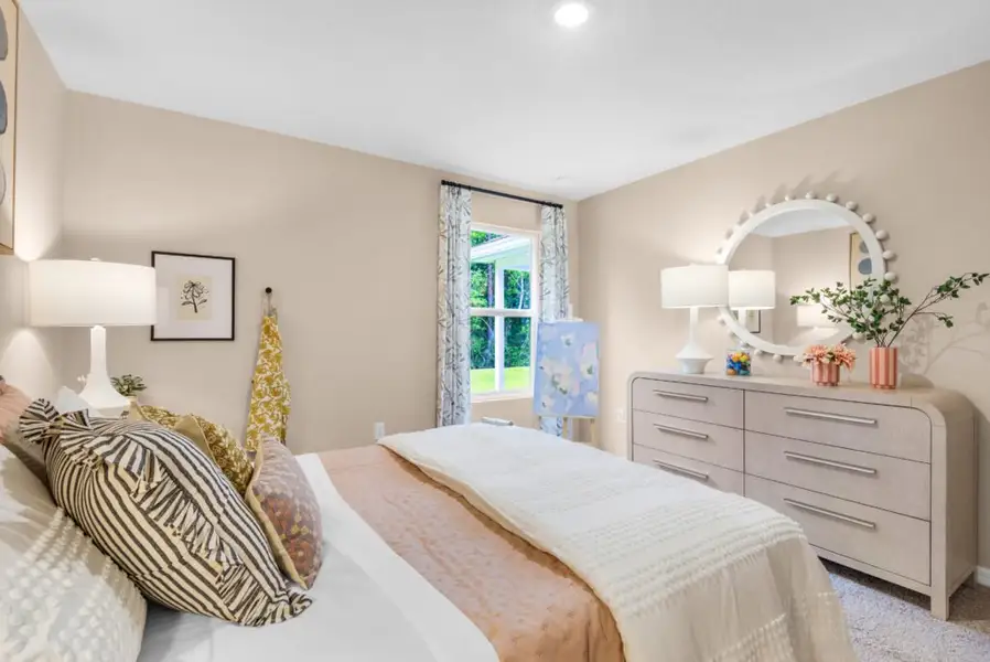 Furnished interior in a model home at Cochran Commons in Milton (Image 22).