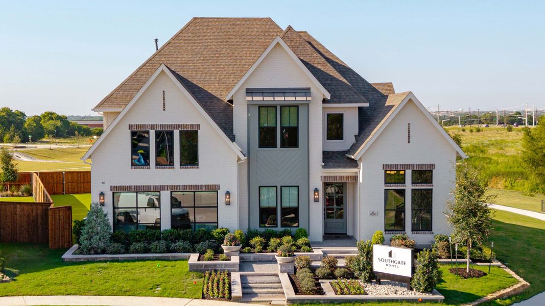 Front exterior of a home in the Eliana community, located in McKinney, TX (Image 4). Front exterior of a home in the Eliana community, located in McKinney, TX (Image 4).
