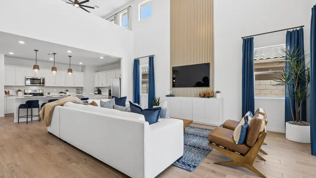 Furnished interior in a model home at El Cidro in Goodyear (Image 9). Furnished interior in a model home at El Cidro in Goodyear (Image 9).