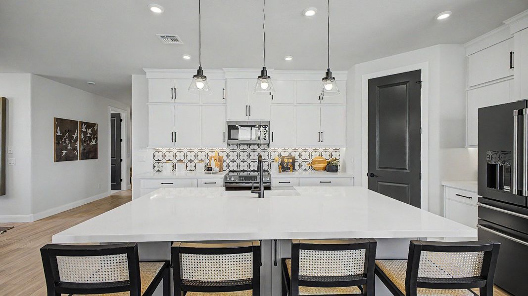 Furnished interior in a model home at Apache Farms in Buckeye (Image 18).