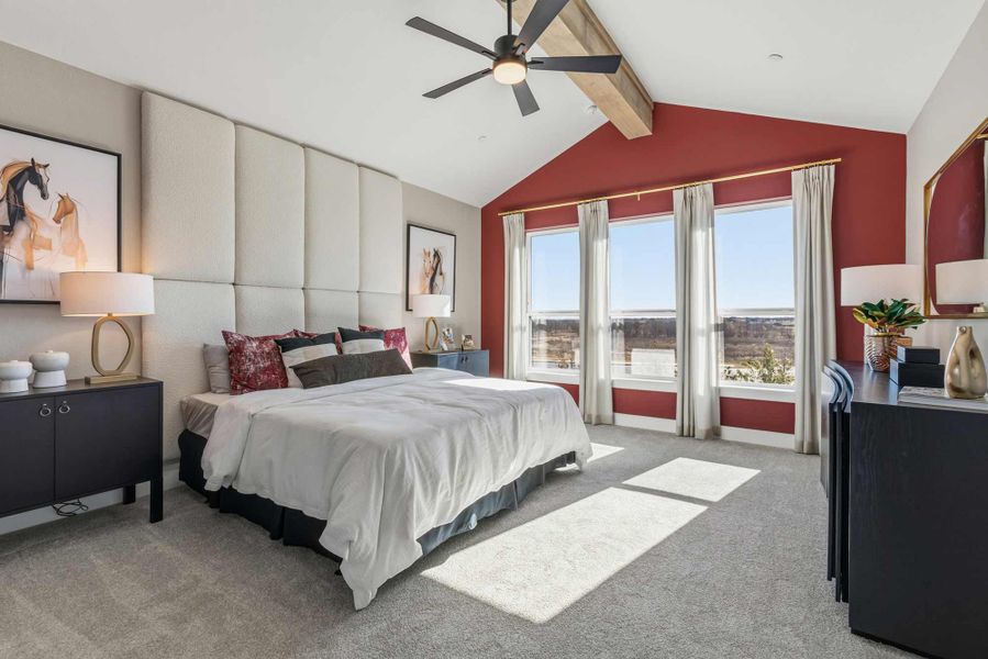 Furnished interior in a model home at Easton Park – Nelson Village - Haven Series in Austin (Image 10).