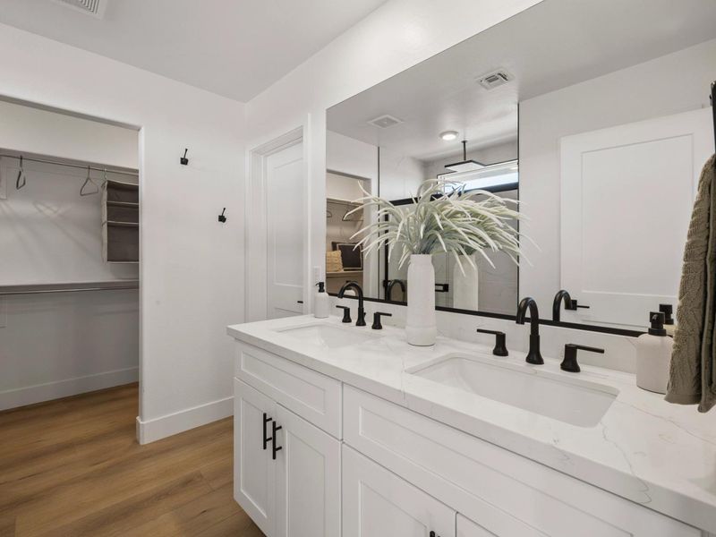 Furnished interior in a model home at South Ranch Southern Collection in Prescott (Image 13).