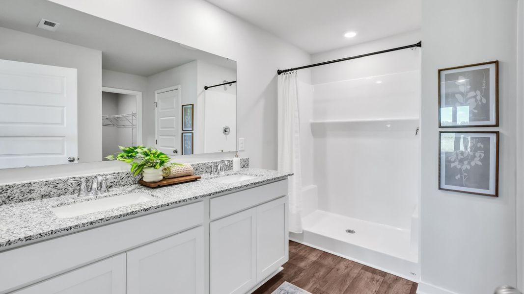 Furnished interior in a model home at Driftwood in Richlands (Image 25).